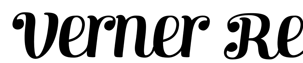  DEMO Verner Regular font family download free