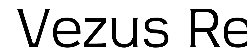  DEMO Vezus Regular font family download free