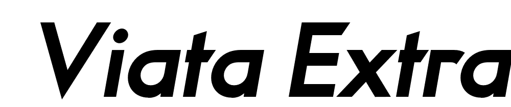  DEMO Viata ExtraboldOblique font family download free