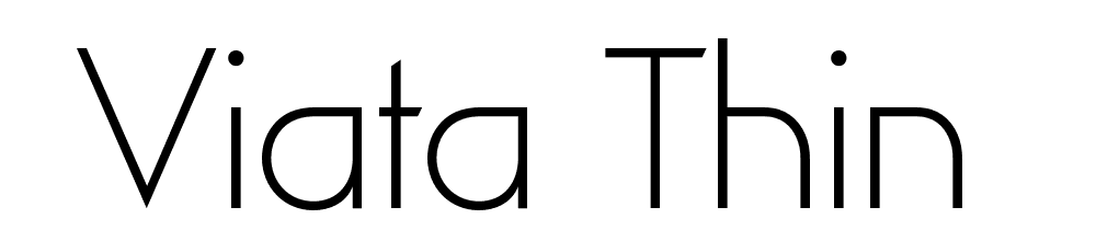  DEMO Viata Thin font family download free