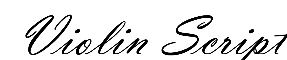  DEMO Violin Script Pro Regular font family download free