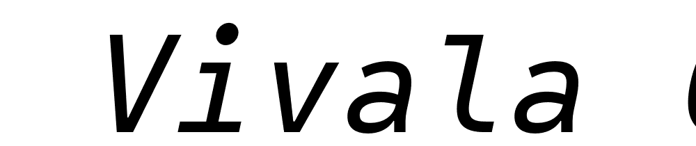  DEMO Vivala Code Italic Regular font family download free