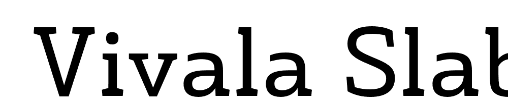  DEMO Vivala Slab Normal Regular font family download free