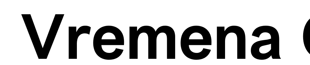  DEMO Vremena Grotesk Medium Regular font family download free