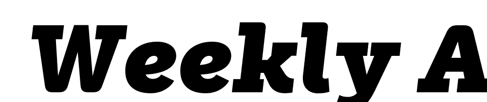  DEMO Weekly Alt ExtraBlack It Regular font family download free