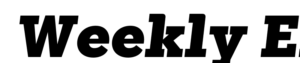  DEMO Weekly ExtraBlack It Regular font family download free