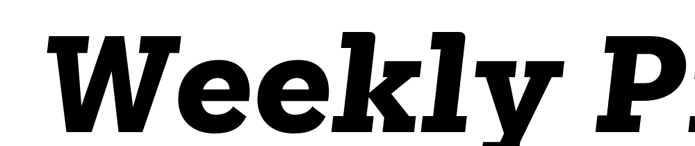  DEMO Weekly Pro Black It Regular font family download free