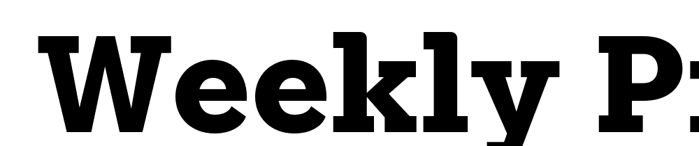  DEMO Weekly Pro Black Regular font family download free