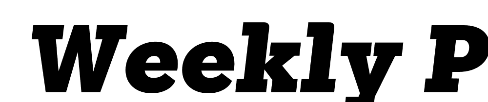  DEMO Weekly Pro ExtraBlack It Regular font family download free