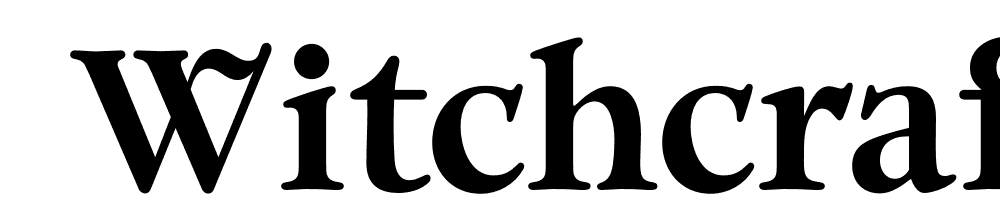  DEMO Witchcraft Bold font family download free