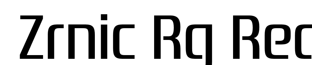  DEMO Zrnic Rg Regular font family download free