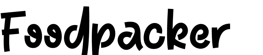 Foodpacker font family download free