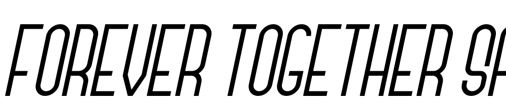 Forever-Together-Sans-Italic font family download free