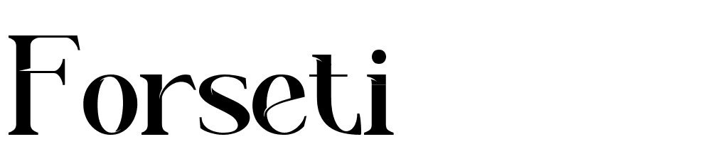 forseti font family download free