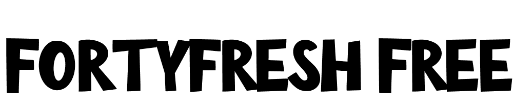 Fortyfresh-Free-Regular font family download free