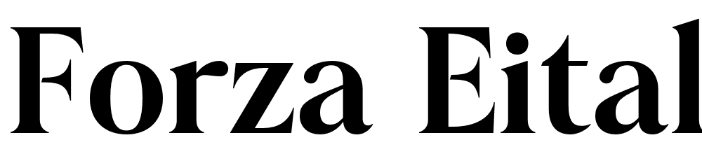 Forza Eitalea font family download free