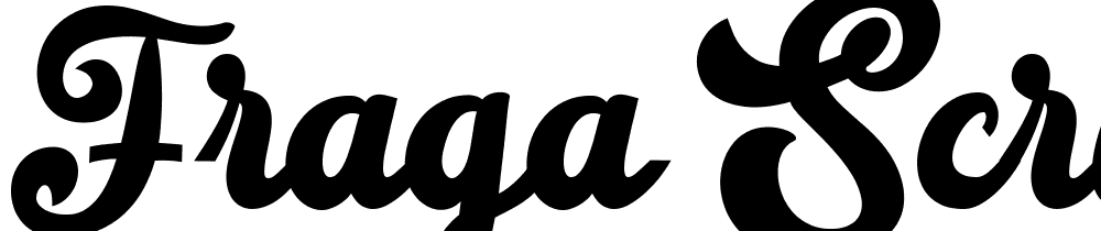 Fraga Script font family download free