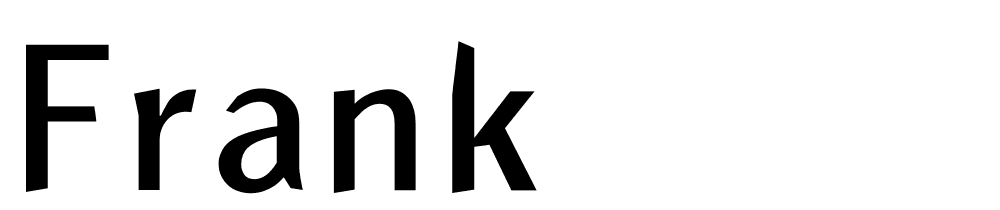 frank font family download free