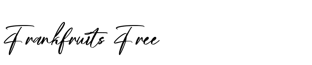 Frankfruits Free font family download free