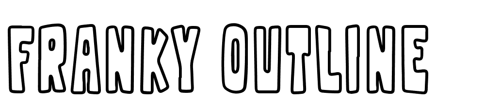 Franky-Outline font family download free