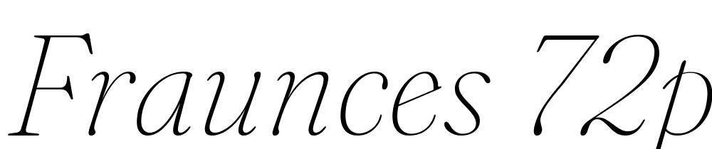 Fraunces-72pt-S000-Thin-Italic font family download free