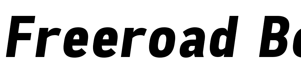 Freeroad-Bold-Italic font family download free