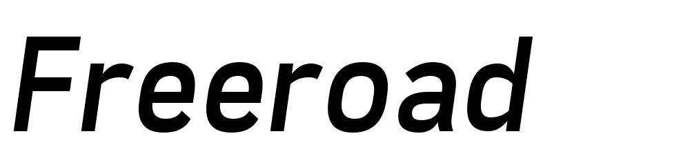 freeroad font family download free