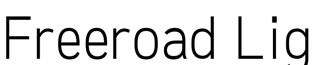 Freeroad-Light-Regular font family download free