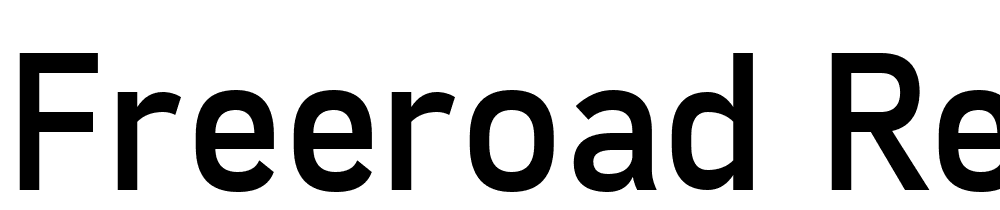 Freeroad-Regular font family download free