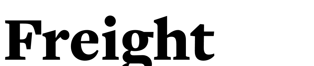 Freight font family download free