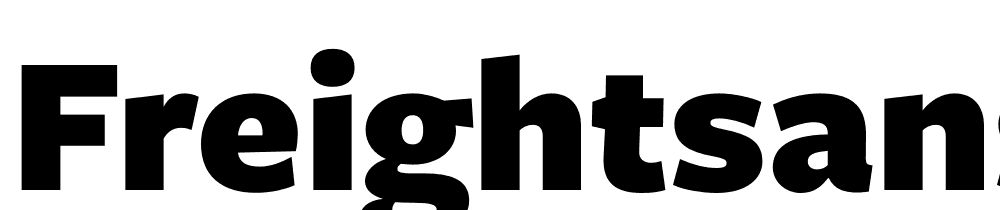 FreightSans-Pro-Black font family download free