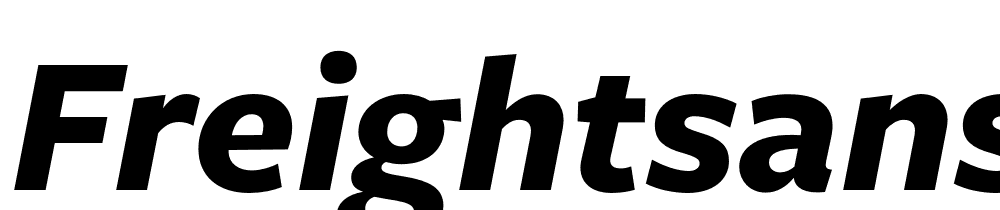 FreightSans-Pro-Bold-Italic font family download free