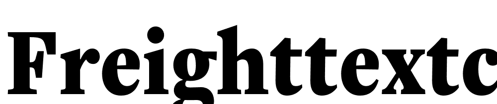 FreightTextCmp-Pro-Black font family download free