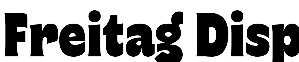 freitag_display font family download free