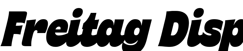 Freitag-Display-Trial-M-Italic font family download free