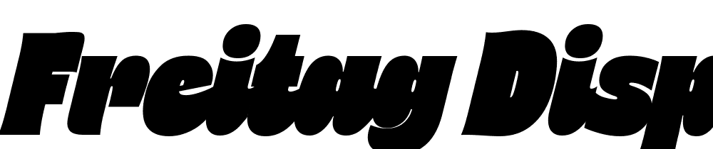 Freitag-Display-Trial-XL-Italic font family download free