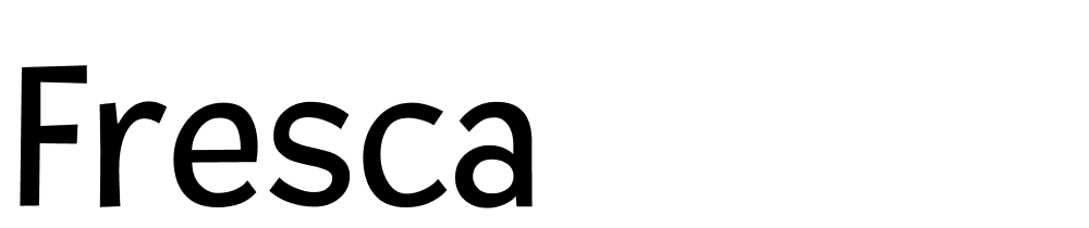 fresca font family download free