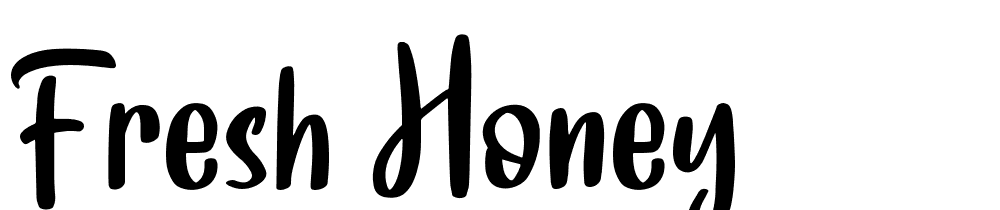 Fresh Honey font family download free