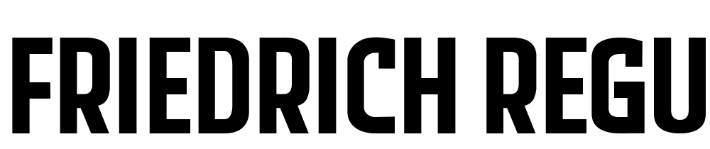 Friedrich-Regular font family download free