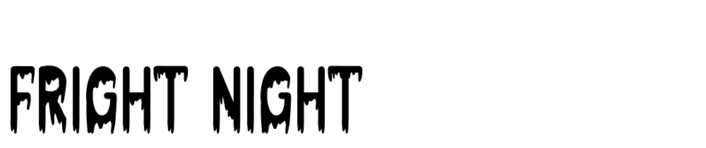 Fright-Night font family download free