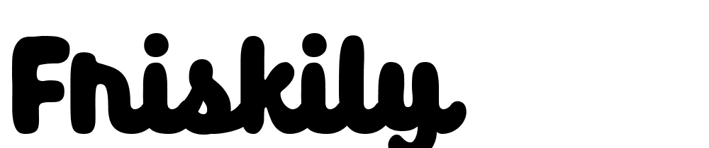 Friskily font family download free