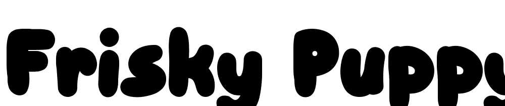 frisky_puppy font family download free