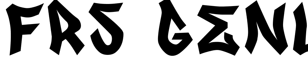 FRS-GENUINO font family download free