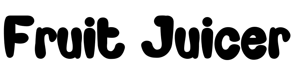 Fruit-Juicer font family download free