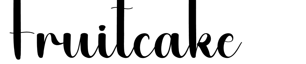 Fruitcake font family download free