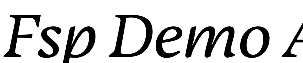 FSP DEMO Adelbrook Italic font family download free