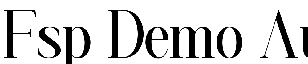 FSP DEMO Aumiller Serif Med Regular font family download free