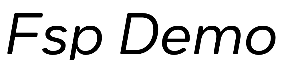 FSP DEMO Dexa Round Ita Italic font family download free