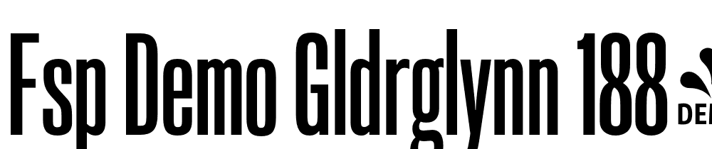 FSP DEMO Gldrglynn 1884 Sq Db Regular font family download free