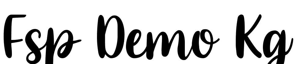 FSP DEMO KG What A Time Regular font family download free